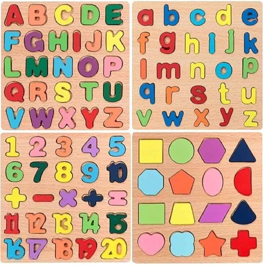 4 in 1 Wooden Puzzle